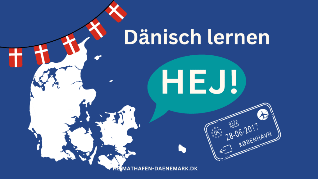 Alltagstipps Dänemark Dänisch lernen in Dänemark mit Landkarte und Stempel