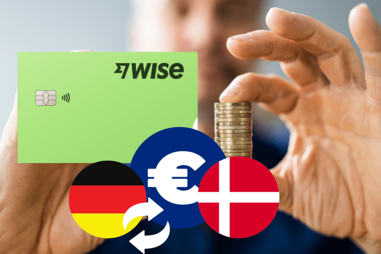 WISE Konto günstige Wechselkur und Überweisung zwischen dänischen kronen und euro